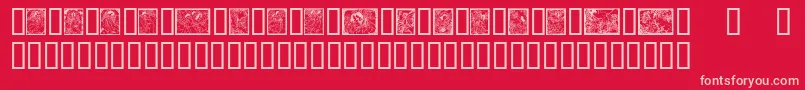 Angelsfairies Font – Pink Fonts on Red Background