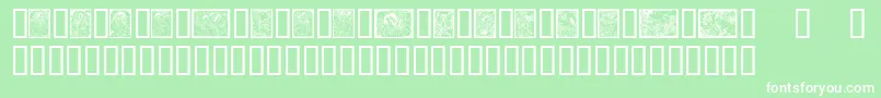 Angelsfairies Font – White Fonts on Green Background