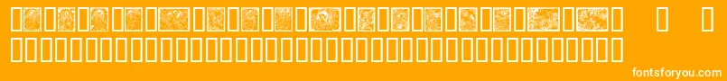 fuente Angelsfairies – Fuentes Blancas Sobre Fondo Naranja