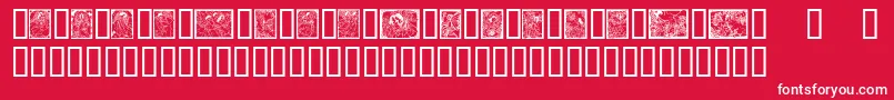 Angelsfairies Font – White Fonts on Red Background