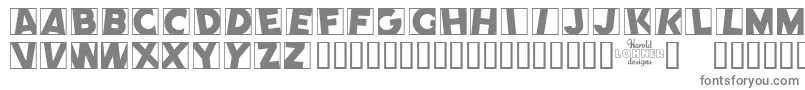 Шрифт CometPositive – серые шрифты на белом фоне