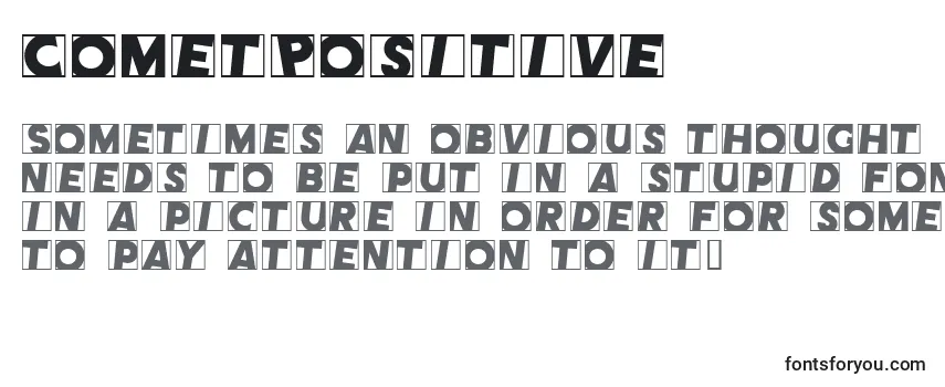Review of the CometPositive Font
