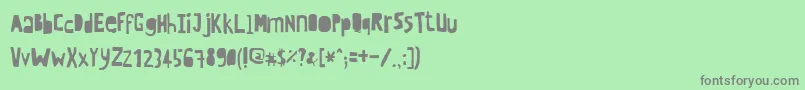 More about Crewhassanpositivecondensed Font Crewhassanpositivecondensed Font – Gray Fonts on Green Background