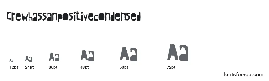 Crewhassanpositivecondensed Font Sizes