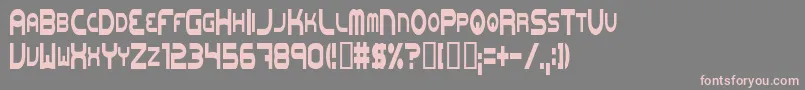 Onewl Font – Pink Fonts on Gray Background