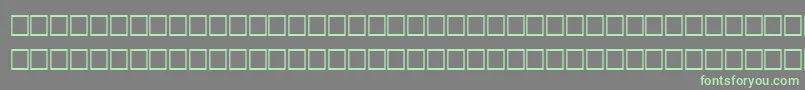 WhiteheadRegular-fontti – vihreät fontit harmaalla taustalla