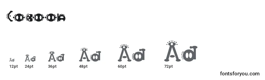 Cocoon Font Sizes