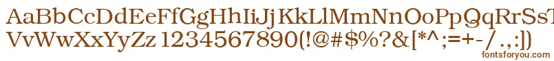 Kacstqurn Font – Brown Fonts on White Background