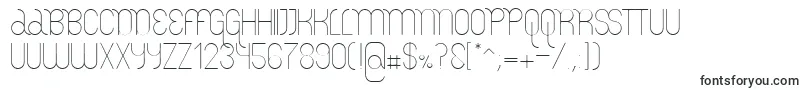 Шрифт LemurLightDemo – популярные шрифты