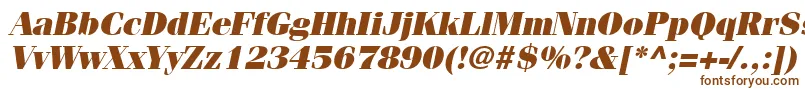 ItcFeniceLtUltraOblique Font – Brown Fonts