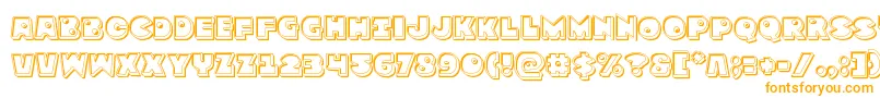 Weitere Informationen zur Zounderkiteengrave-Schriftart Zounderkiteengrave-Schriftart – Orangefarbene Schriften