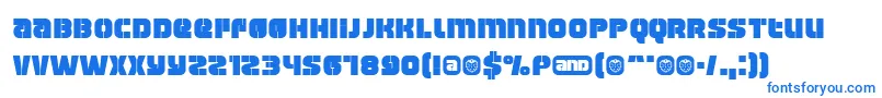 Шрифт Manchester – синие шрифты