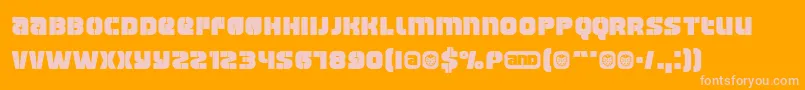 More about Manchester Font Manchester Font – Pink Fonts on Orange Background
