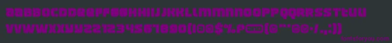 Manchester Font – Purple Fonts on Black Background