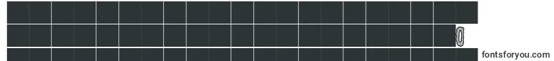 フォントJmhEscamasWhite – バシキール文字