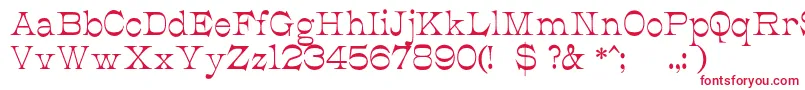 JmhCajitaRegular Font – Red Fonts