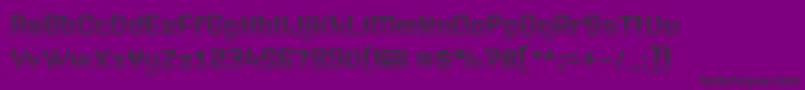 YouthanasiaTexture Font – Black Fonts on Purple Background