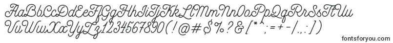 Шрифт MadeGoodtimeScriptPersonalUse – любовные шрифты