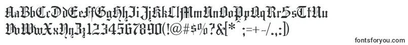 Шрифт Hansagotisch – знаменитые шрифты