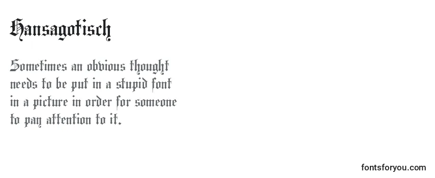 Hansagotisch Font