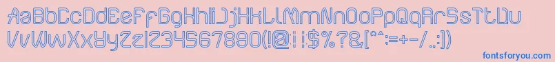 More about ElectroStaticRainHollow Font ElectroStaticRainHollow Font – Blue Fonts on Pink Background