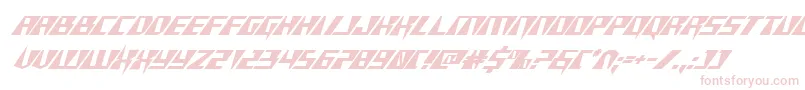Xracerital Font – Pink Fonts on White Background