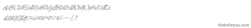 Californiadelights Font – Gray Fonts on White Background