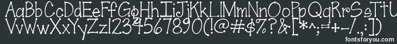 Jandascrapgirldots Font – White Fonts