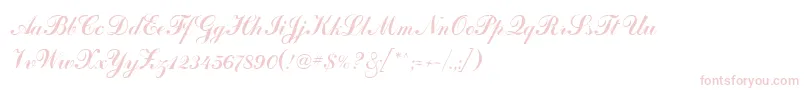 Artscript-Schriftart – Rosa Schriften