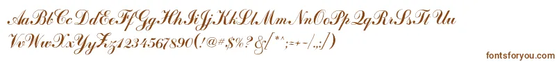 Artscriptc Font – Brown Fonts on White Background
