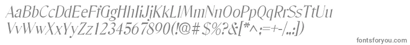 DenverlhItalic Font – Gray Fonts