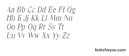 DenverlhItalic Font