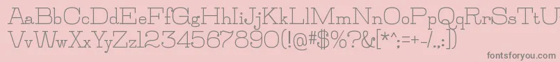 JillsvilleBoldフォントについての詳細 フォントJillsvilleBold – ピンクの背景に灰色の文字