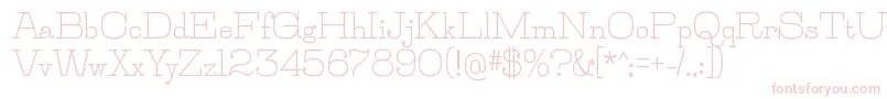 Шрифт JillsvilleBold – розовые шрифты
