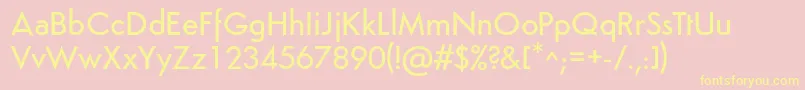 More about SemplicitaMedium Font SemplicitaMedium Font – Yellow Fonts on Pink Background