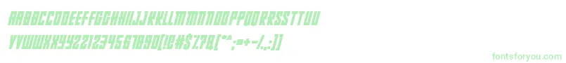 RussianDollmakerItalic-Schriftart – Grüne Schriften
