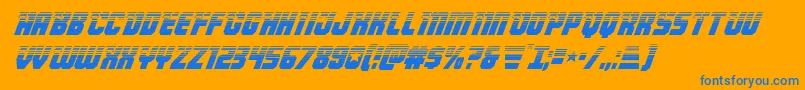 fuente Armyrangershalfital – Fuentes Azules Sobre Fondo Naranja