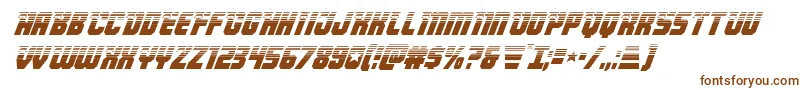 フォントArmyrangershalfital – 茶色のフォント