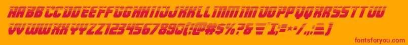 Armyrangershalfital Font – Red Fonts on Orange Background