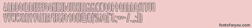 Grendelsmotherengrave Font – Black Fonts on Pink Background