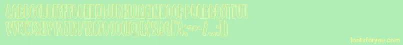 More about Grendelsmotherengrave Font Grendelsmotherengrave Font – Yellow Fonts on Green Background