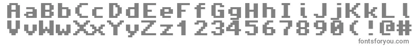 AmigaForever Font – Gray Fonts on White Background