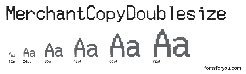 MerchantCopyDoublesize Font Sizes