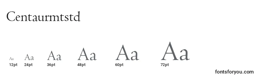 Größen der Schriftart Centaurmtstd