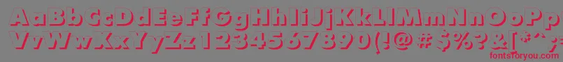 Más sobre la fuente FuturisxshadowcttRegular fuente FuturisxshadowcttRegular – Fuentes Rojas Sobre Fondo Gris