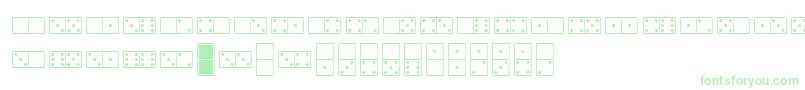 Whitedominoes Font – Green Fonts