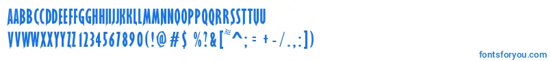 フォントLoad – 白い背景に青い文字