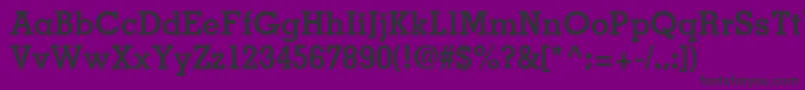 JaakSsiBold Font – Black Fonts on Purple Background