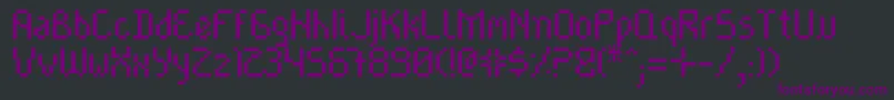 Cayetano Font – Purple Fonts on Black Background
