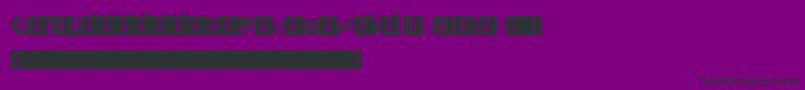 DbaMuslim Font – Black Fonts on Purple Background